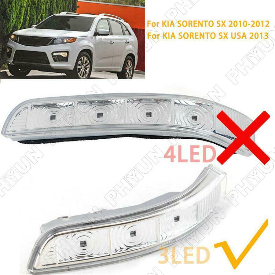 For Kia Sorento SX 2010-2012 SX USA 2013 Turn Signal Right Side Mirror Light LED