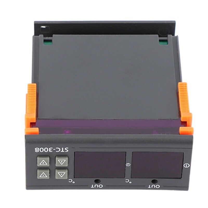 Stc-3008 110-220V Dual Digital Thermostat Temperature Controller For IncubatorT6