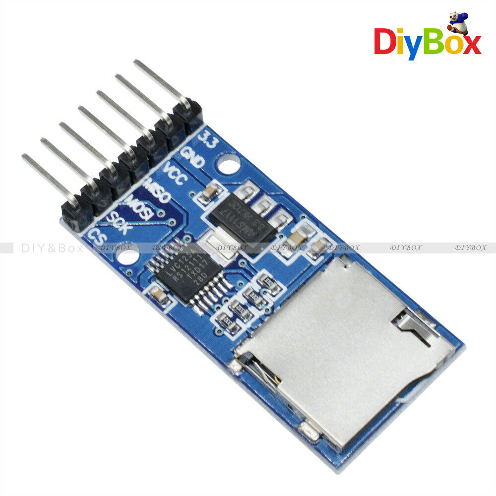 New Micro SD TF Card Storage Memory Module SPI Level Conversion For Arduino DIY