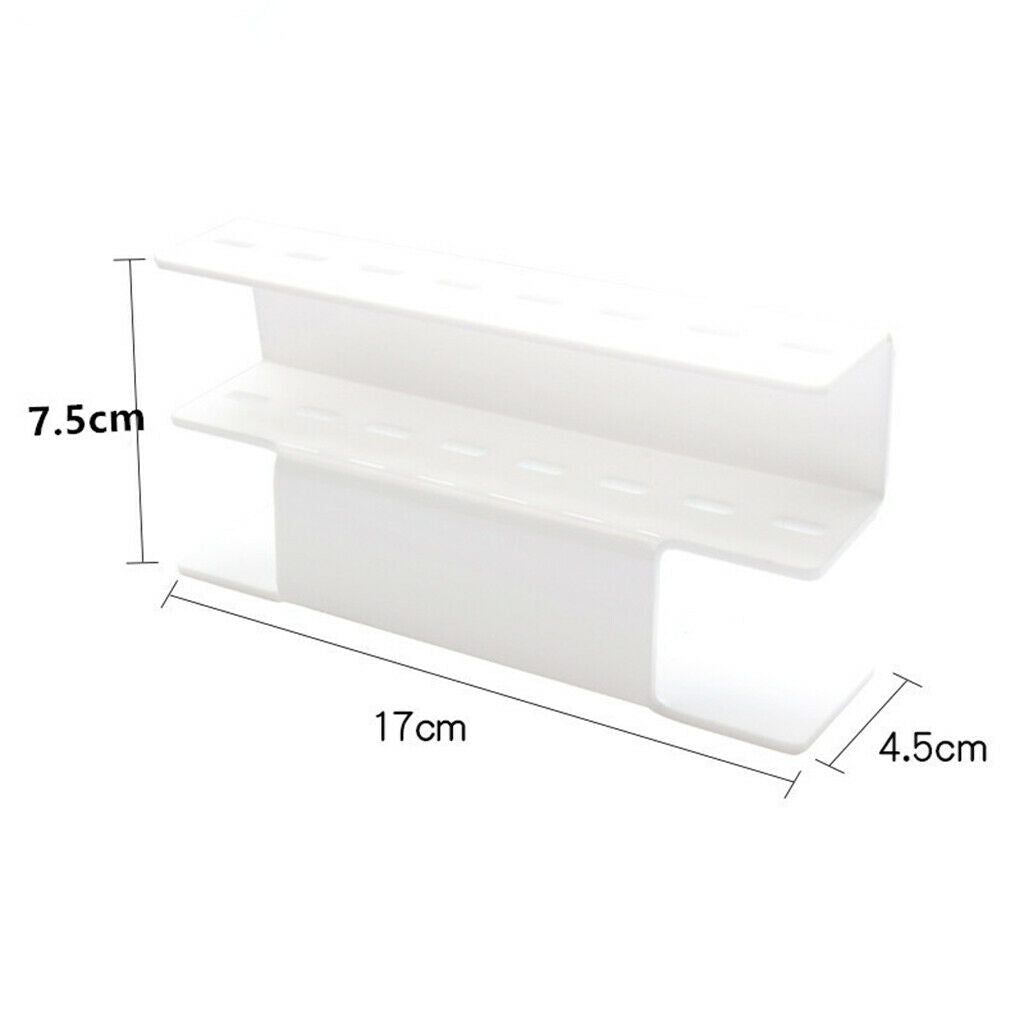 2pcs 8 Holes Tweezer Storage Holder Eyelash Extension Stand Rack Shelf