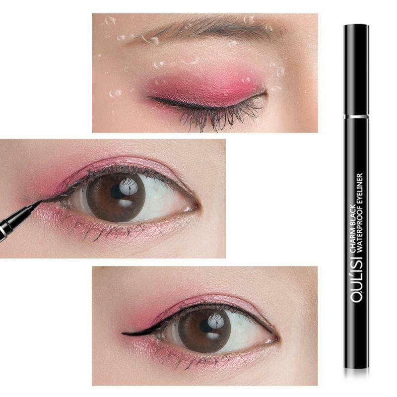 Liquid Eyeliner Pencil Big Eyes Makeup Long-lasting Eye Liner Pen Smooth Fast Dr