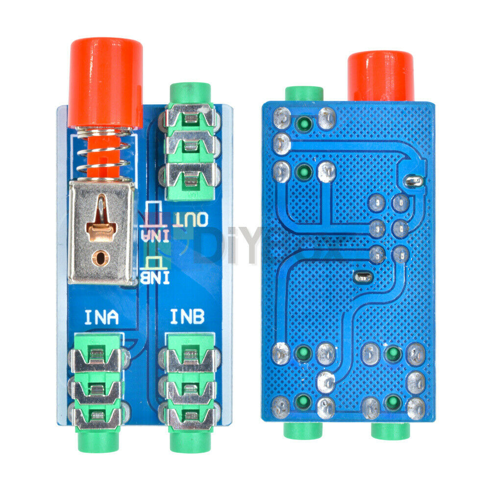 Audio Switching Board Precise 3.5mm Audio Input Block 1-to-2 or 2-to-1 D