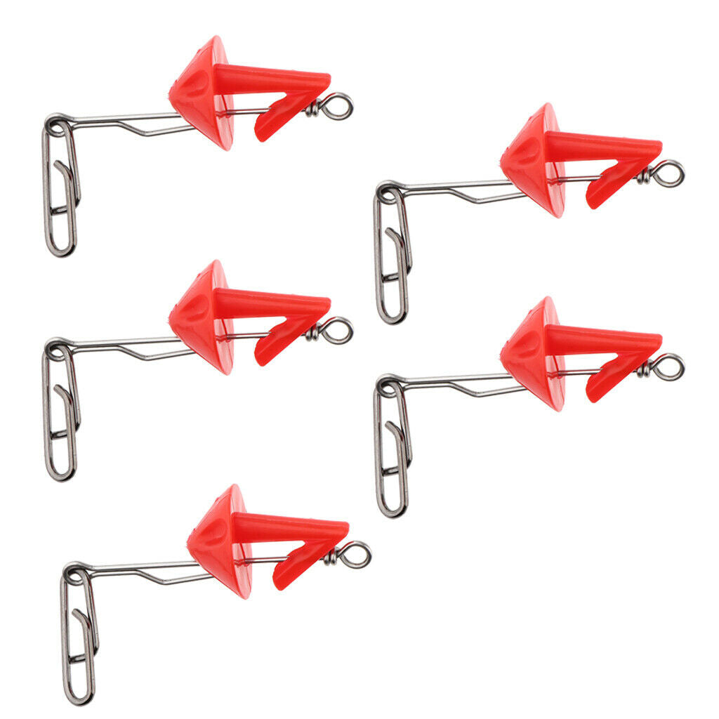5x Terminal Tackle Snap Bass Cod Lure & 5x Hook Release  Detacher