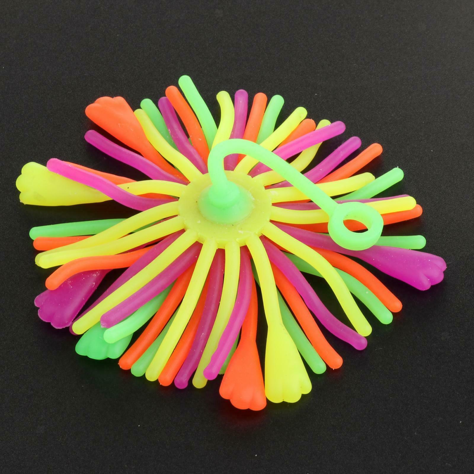 Soft TPR Stretchy String Fidget Kids Anti Stress Bouncy Ball Toys Rope