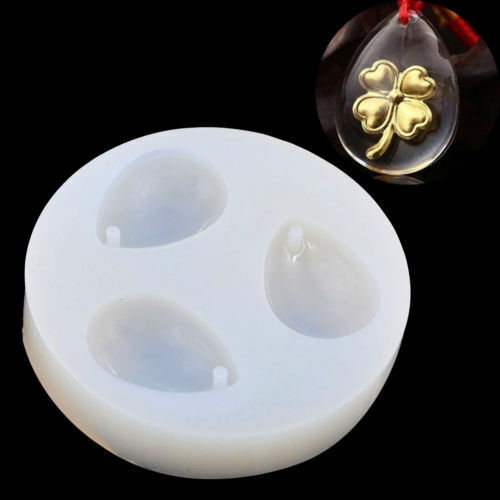 Teardrop Shaped Mould Transparent Silicone Mold DIY Pendant Craft Marking Tool