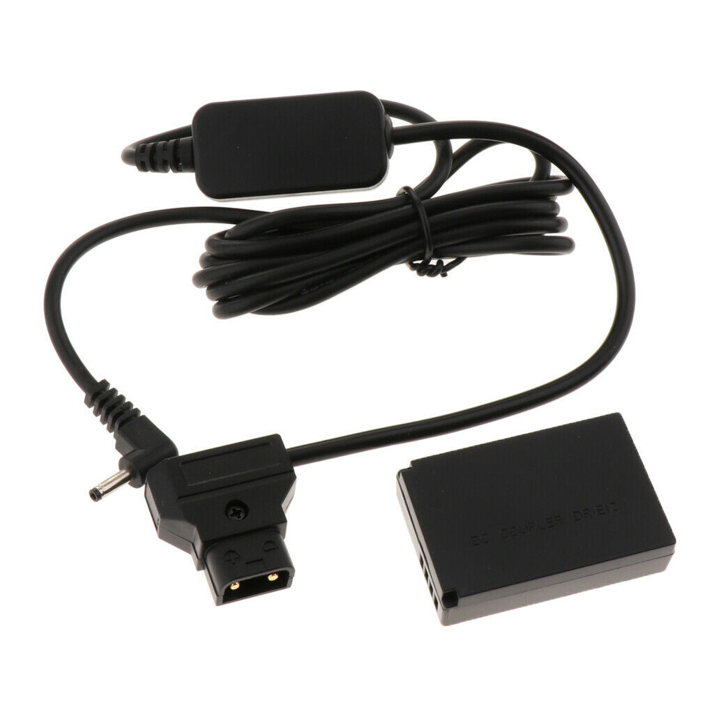 DR-E12 DC Coupler with Cable For Canon EOS M, EOS M2, EOS M10, EOS M50, EOS
