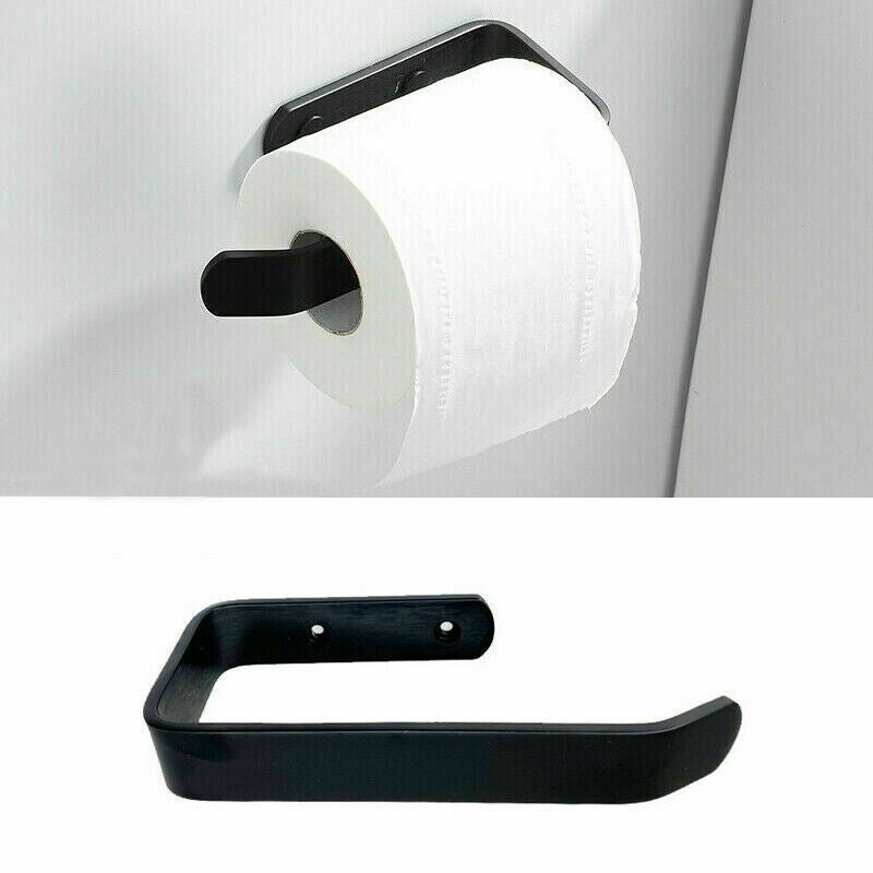 Stainless Steel Wall Mounted Toilet Paper Holder Rack Tissue Roll Stand Bathroom