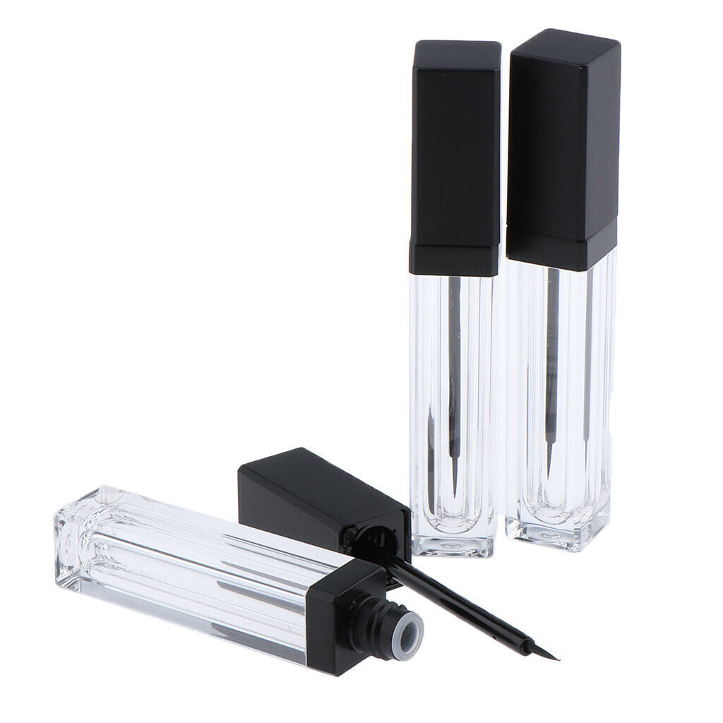 3PCS 6ML Empty Plastic Eyeliner Vial Bottle Containers for