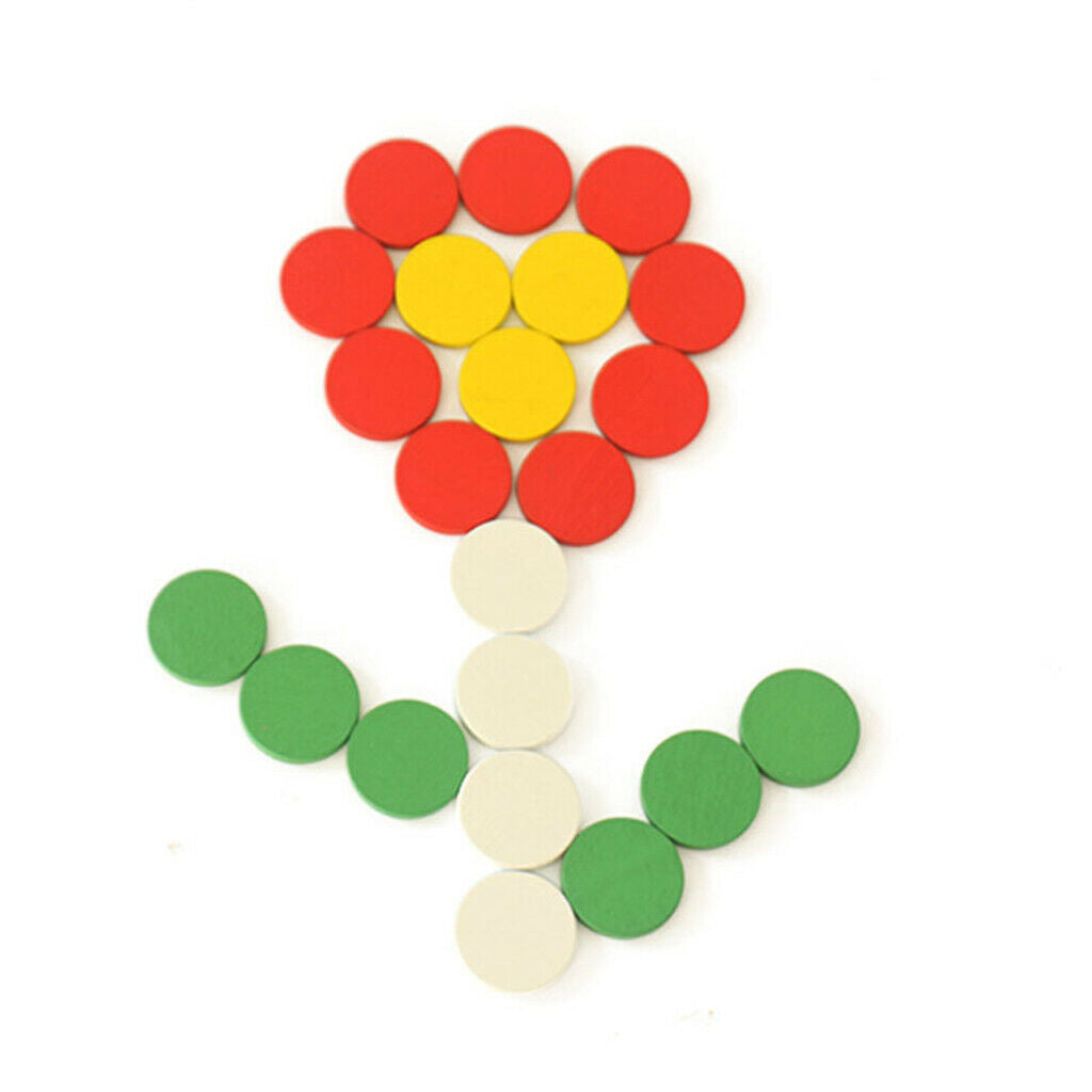 Sensorial Round Chips Educational Toys Kids Children Teaching Material
