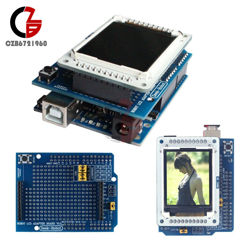 1.8" inch TFT LCD Shiled Adapter Board for Arduino UNO TFTLCD Display IDE1.0.5