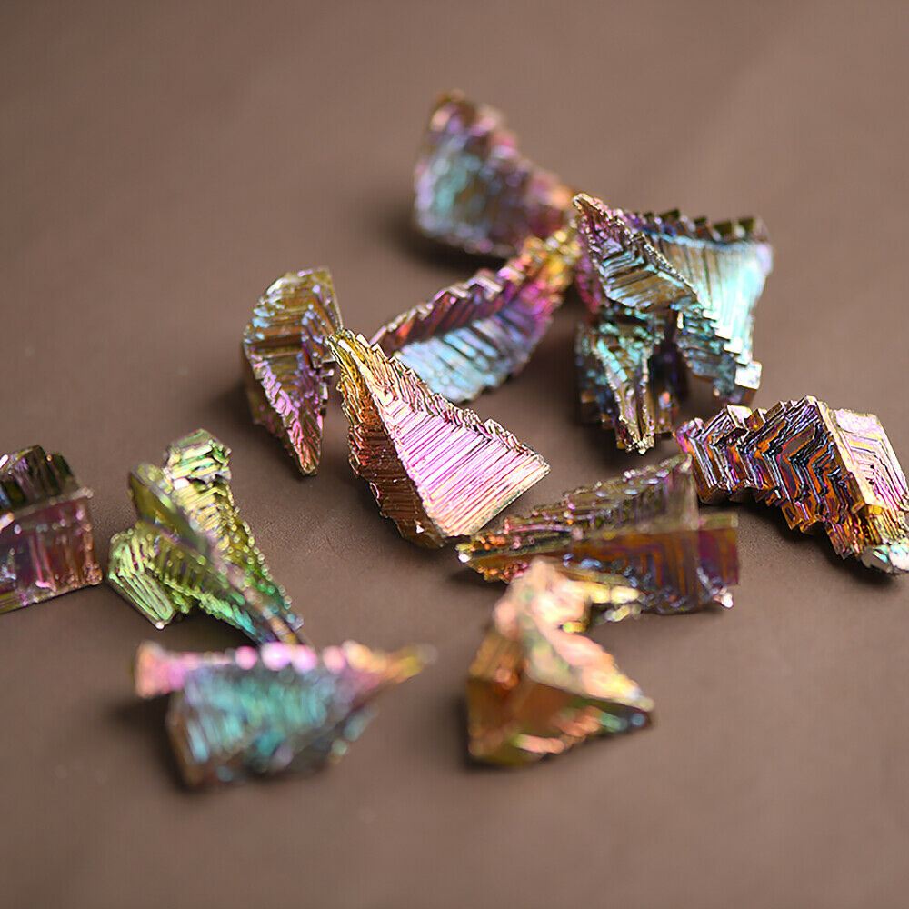 Top Quartz Crystal Rainbow Titanium Cluster VUG Mineral Specimen Healing US GIFT