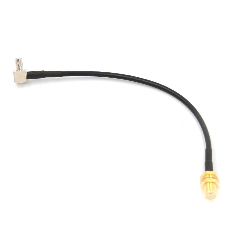 New IMC SMA Female Jack to TS9 Male Right Angle Pigtail Coaxial Cable Ante.l8
