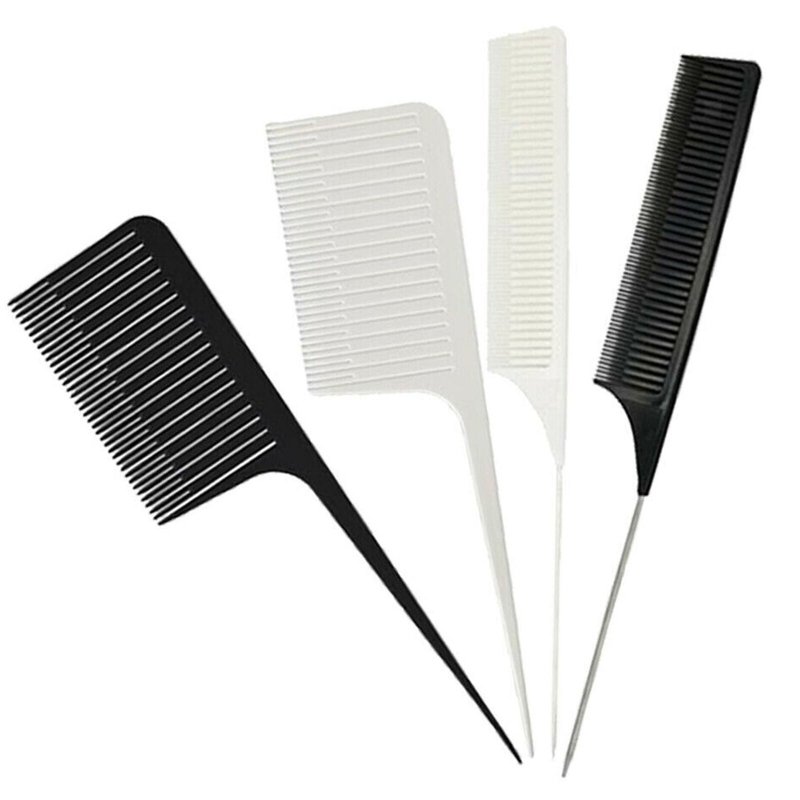4Pcs Barber Pro Highlight Salon Weave Highlighting Foiling Hair Comb Styling