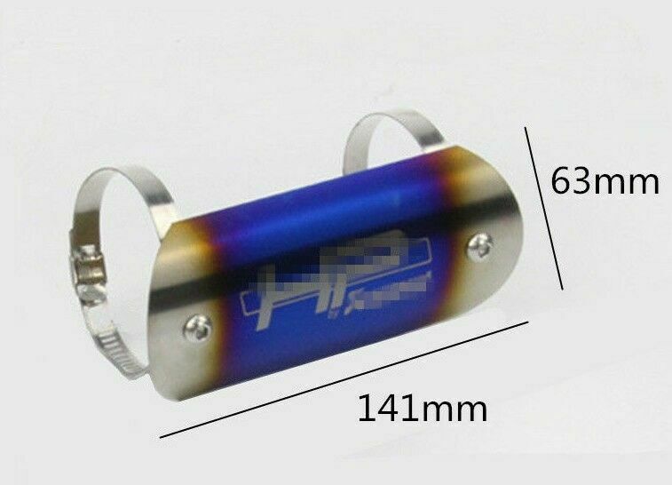 Motorcycle Exhaust Pipe Heat Shield Link Tube Protector Cover Akrapovic SC