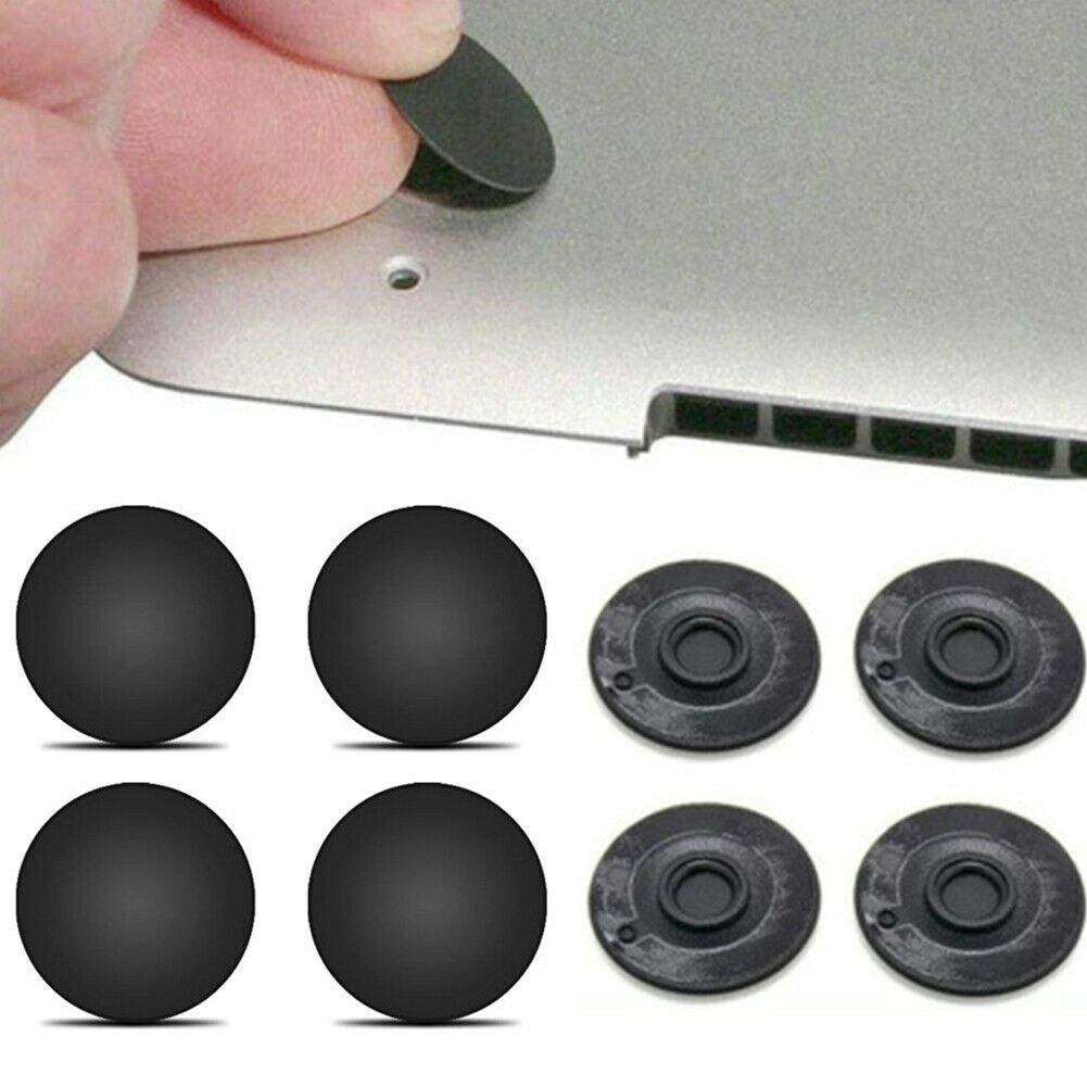 4Pcs Rubber Wearproof Laptop Tool Bottom Case Feet Pad Adhesive For Macbook Pro