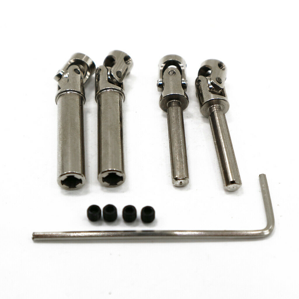 2 Pcs Metal Drive Shaft Drive Shaft Drive Joint Set for WPL C14 C24 B14 B24 B16