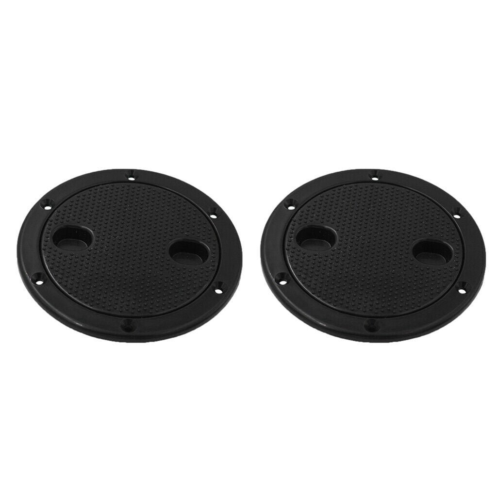4pcs 4 Inch Deck Plate Waterproof Inspection Hatch Cover Lid Screw Type for