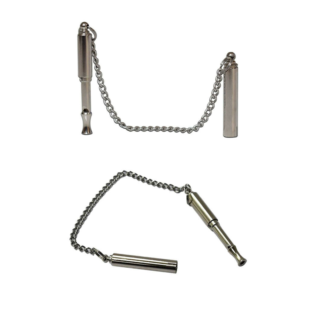 2 Dog Training Whistle Ultrasonic Stainless
