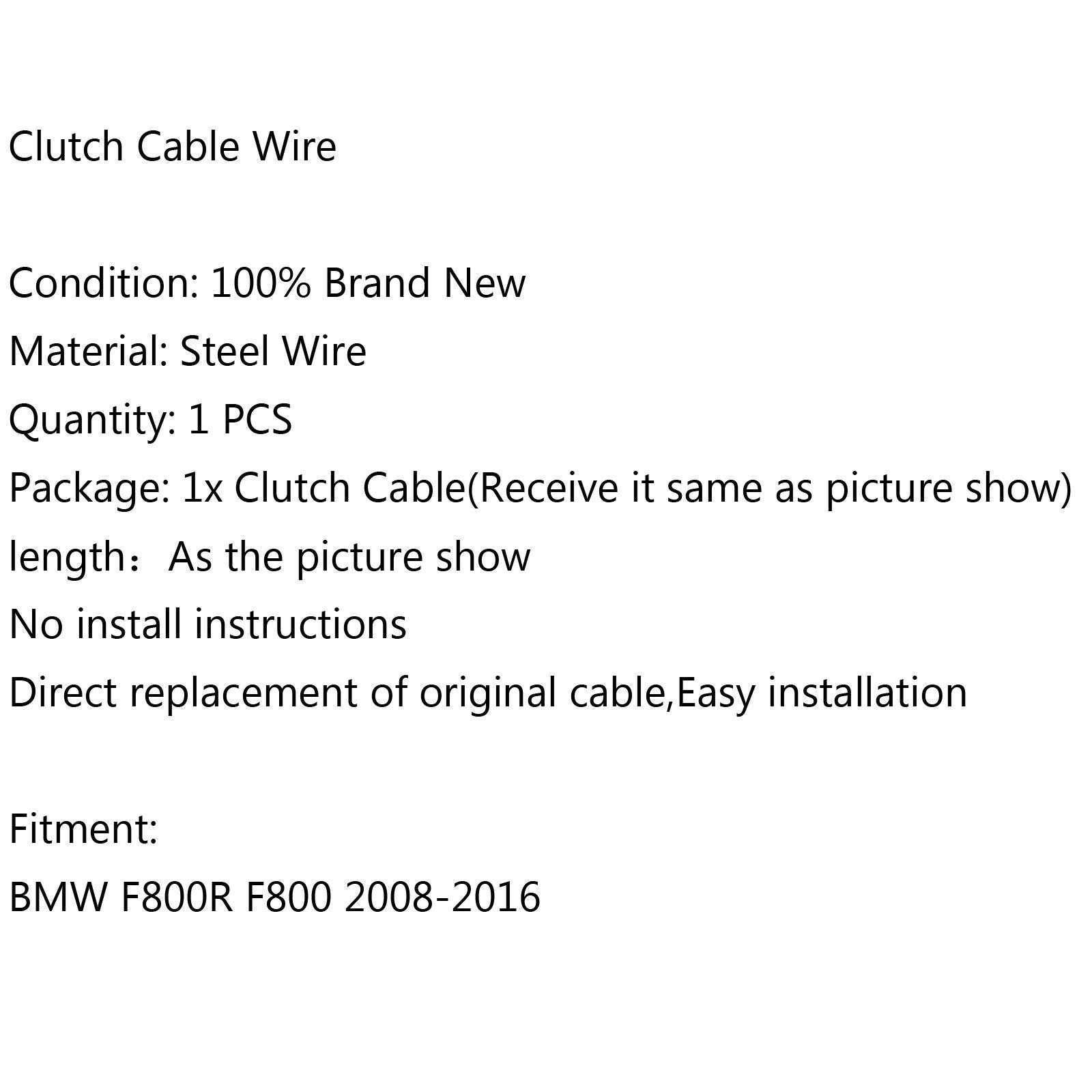 Wire Steel Clutch Cable For BMW F800R F800 2008-2016 2009 2012 2014 P