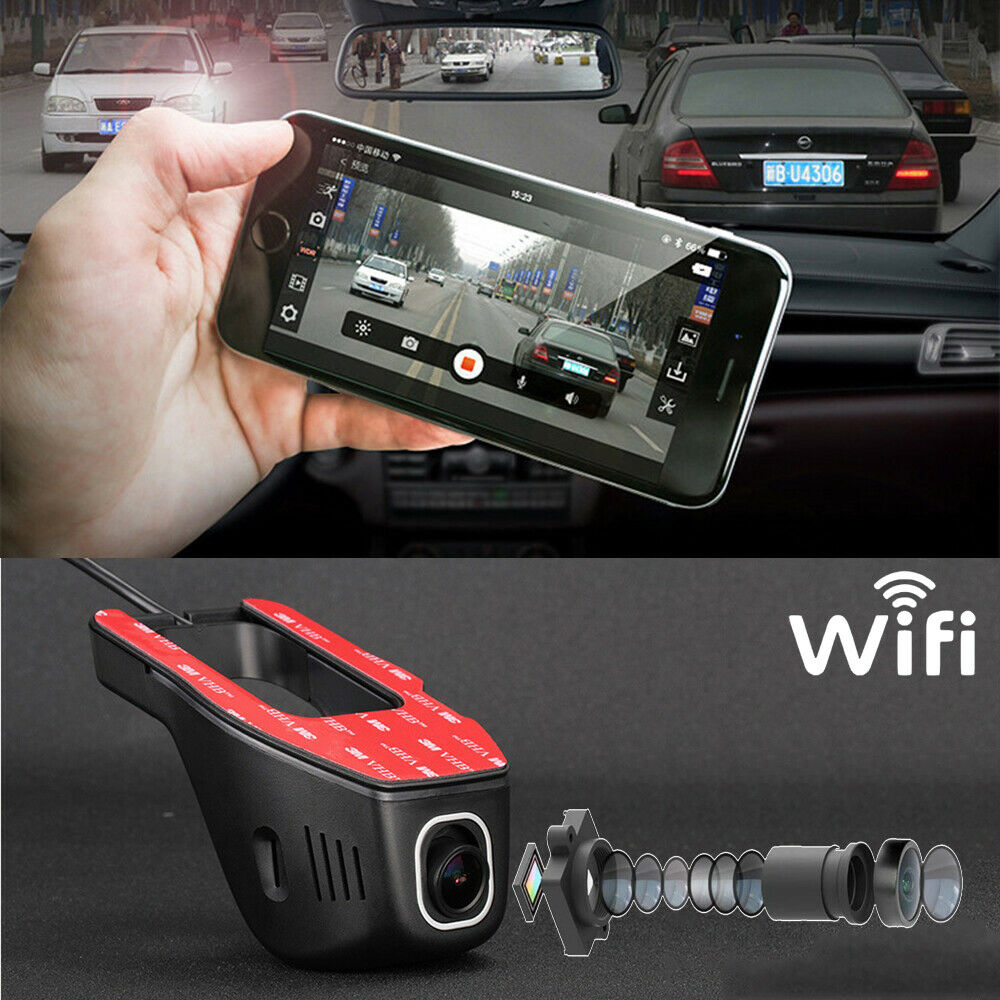Car WIFI DVR Vehicle Camera Hidden 1080P HD Video Recorder Dash Cam Night Vision