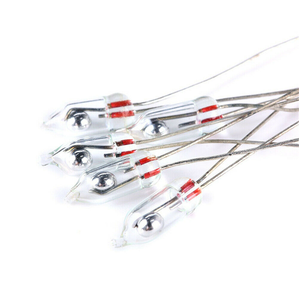 10PCS 5mm Mercury Tilt Switch Vibration Sensitive Element for Alarm Car Position