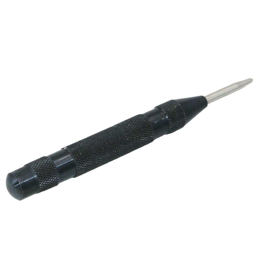 Stainless Steel Center Punch Automatic Center Punch Metal Tool 130mm Black