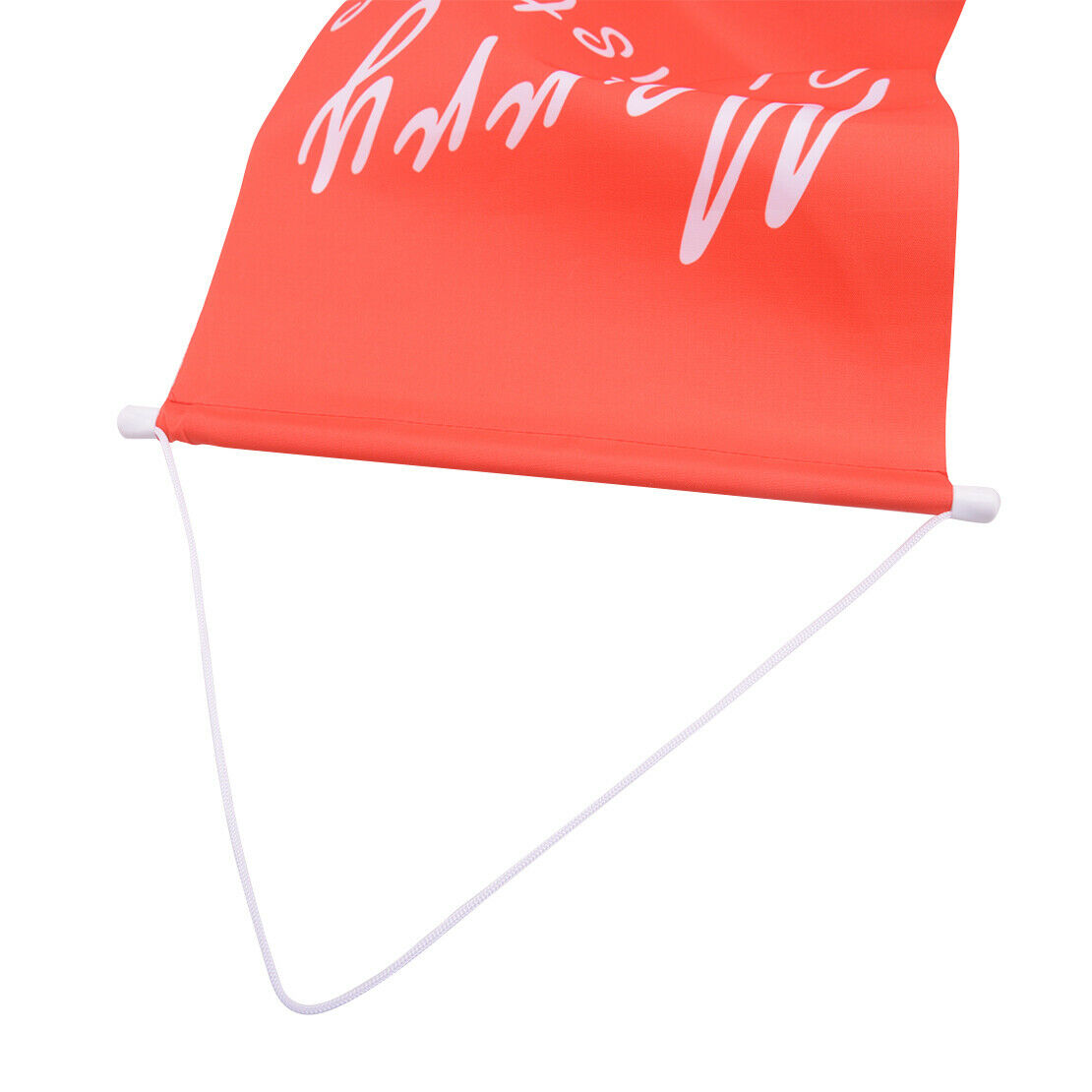 1 Pair Merry Christmas Santa Claus Wall Hanging Banner Flag Xmas Party Porch