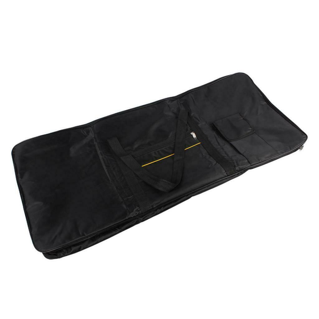 1pc Durable 61-key Electronic Keyboards Electric Piano Gig Bag Case Black