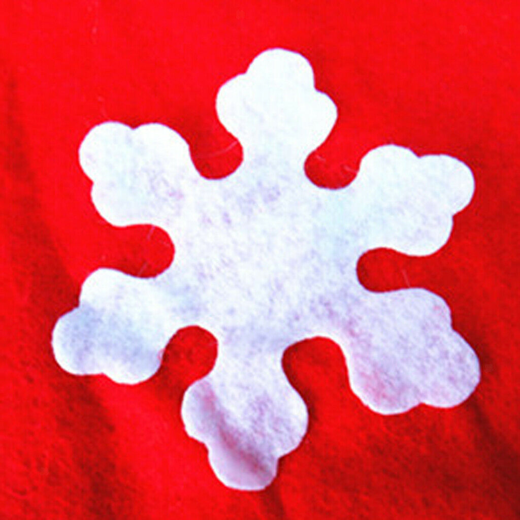 90cm Christmas Tree Skirt 3 Snowman Trees Snowflakes Pattern Applique Decor