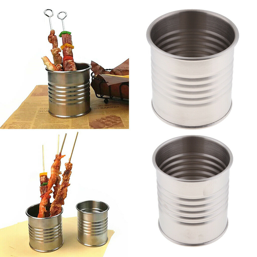 Mini Stainless Steel Metal Bucket Icing Snacks French Fries Tin Pails Small