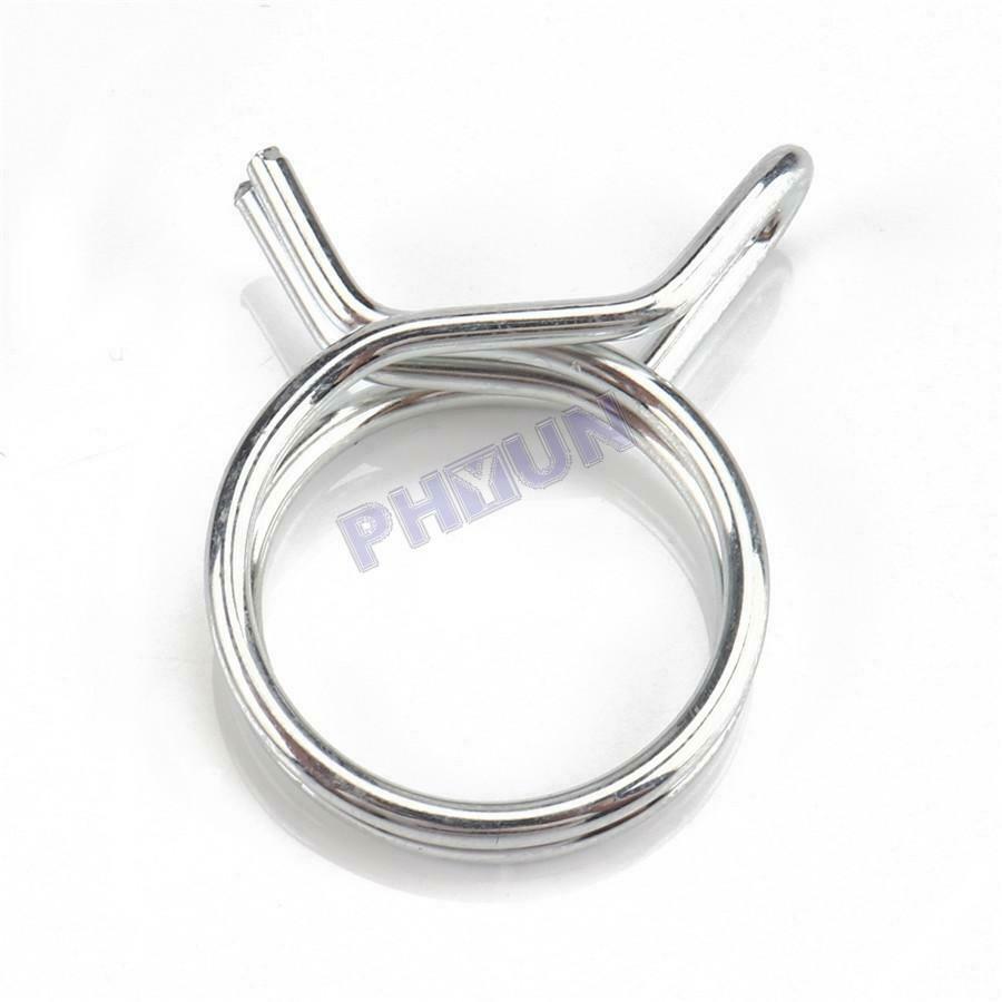 75x Double Wire Fuel Line Hose Tube Spring Clamps Kit Î¦7 Î¦9 Î¦11 Î¦13 Î¦16 Î¦18 Î¦22