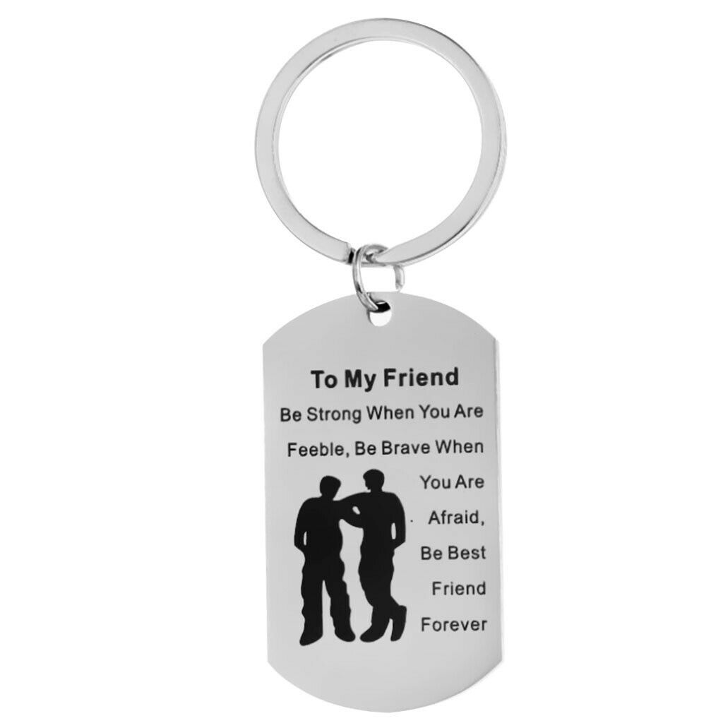 Inspirational Keychain Graduation Gifts for Friends Stainless Steel Key