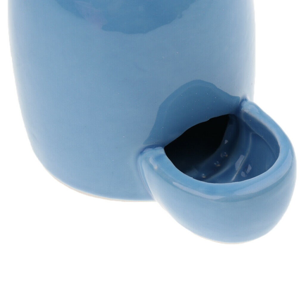 Blue Automatic Pet Feeder,Bird Hamster Small Animal Feeder, Automatic Feeding