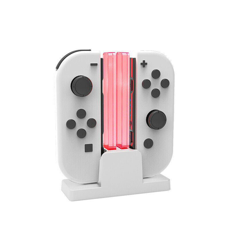 For NS Switch OLED 2 Controller Charger LED Indicator Charging Dock Station