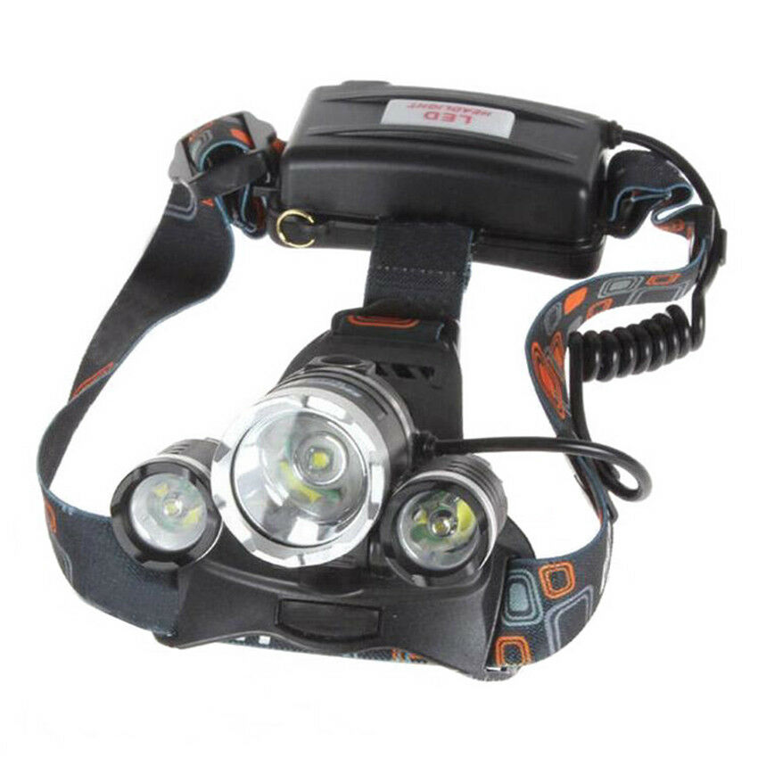 3000Lm LED Headlamp Rechargeable Head Light Flashlight Torch Lamp  Head Light