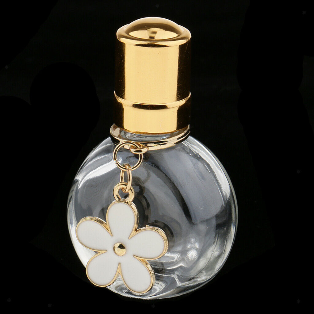 Clear Perfume Roller Bottles Travel Mini Round Deodorants Aromatherapy Vials
