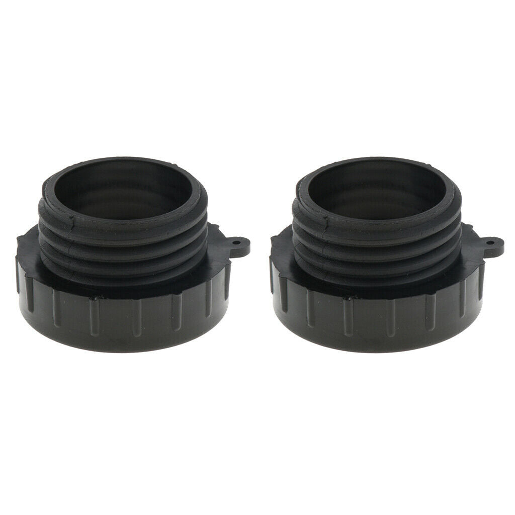 2Pcs 2Inch Solid IBC Fine Threads Drain Adapter Valve Adapter Connector