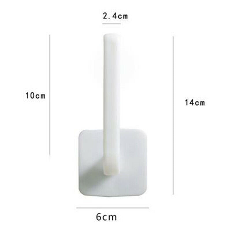 1Pc Kitchen Self-adhesive Accessories Paper Roll Rack Towel Holder Tissue.l8
