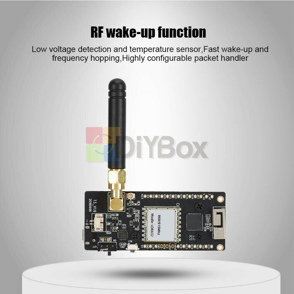 915Mhz ESP32 LoRa OLED 0.96" Wifi Bluetooth Wireless Module LoRa32 V2.1
