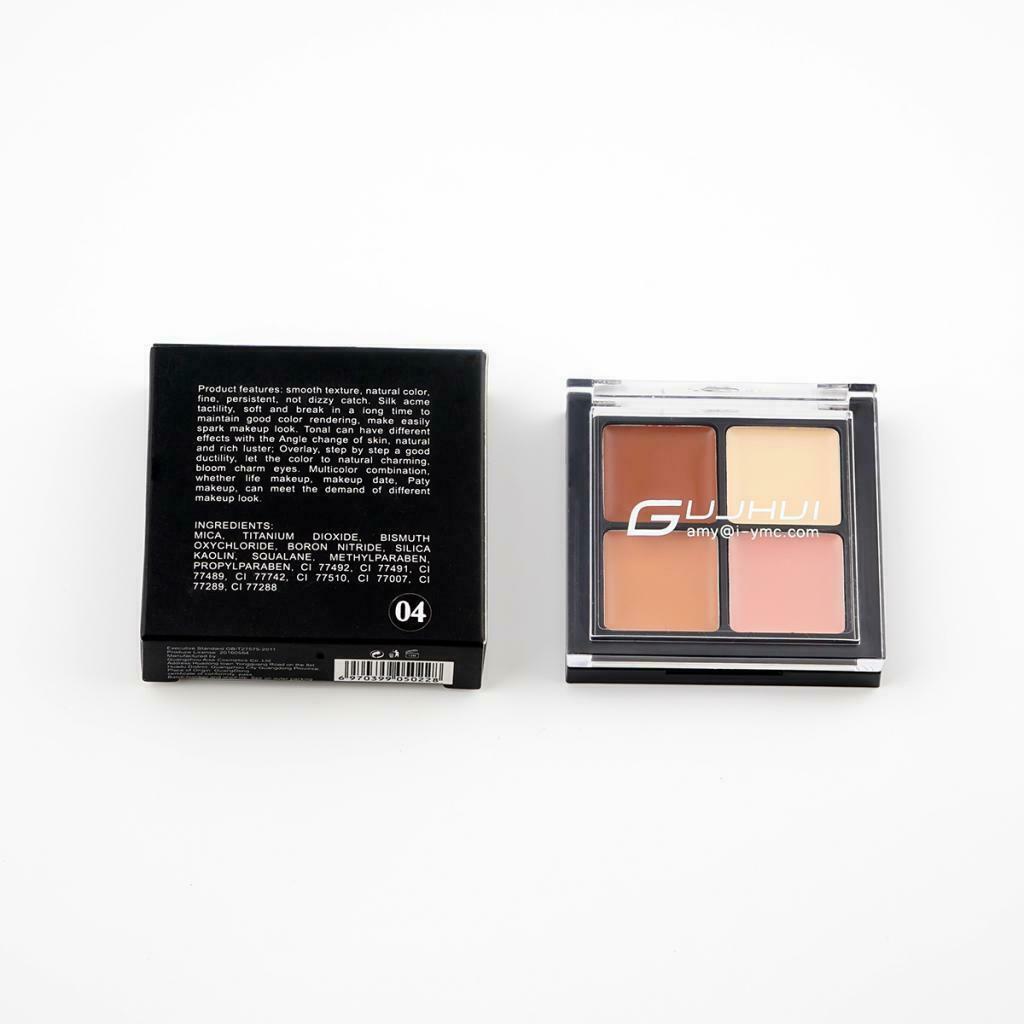 4 Colors Natural Eyeshadow Palette Makeup Eye Shadow Shimmer Matte Pigments 4#