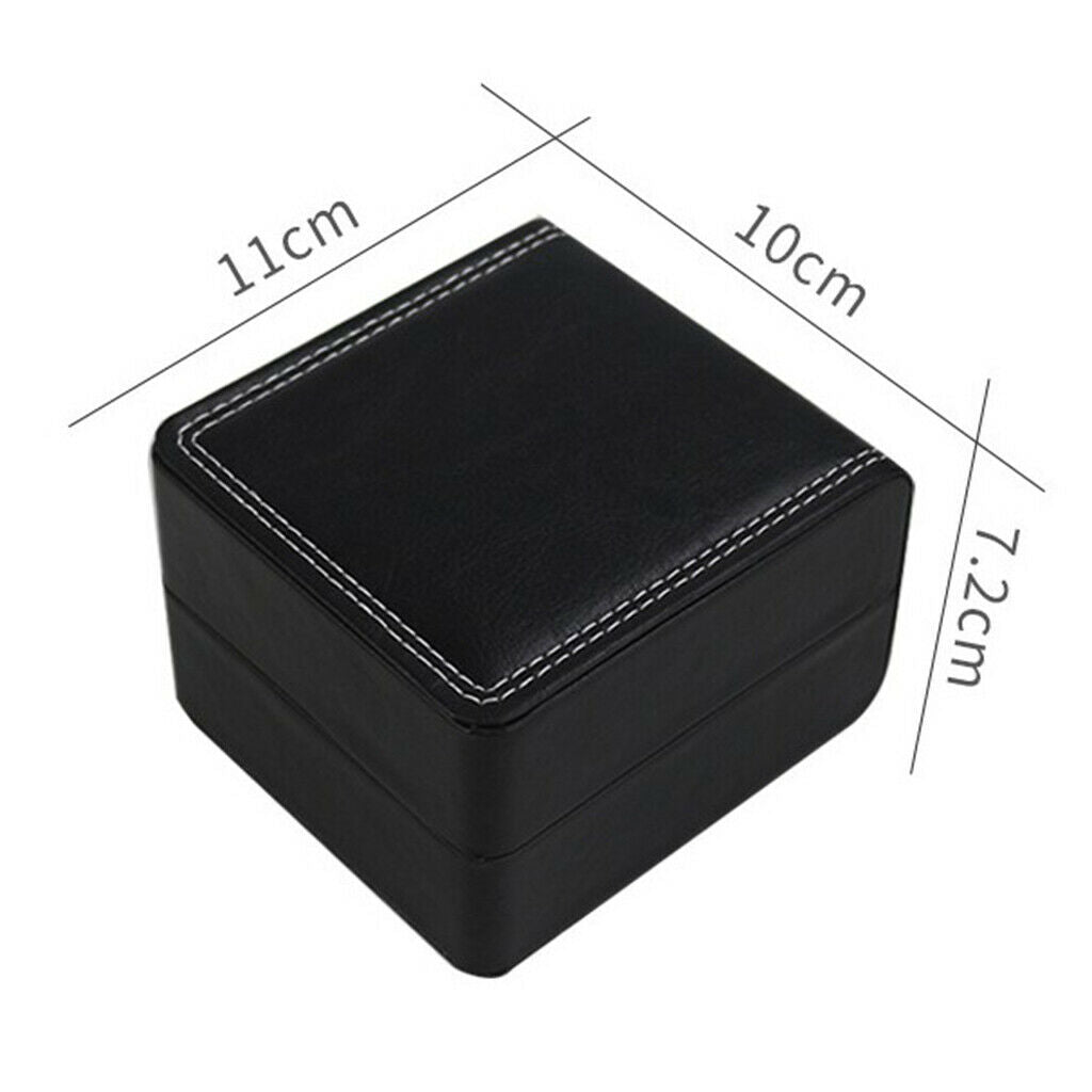 Watch Box Holder Organizer, Single Grid PU Storage Box Jewelry Bracelet Storage