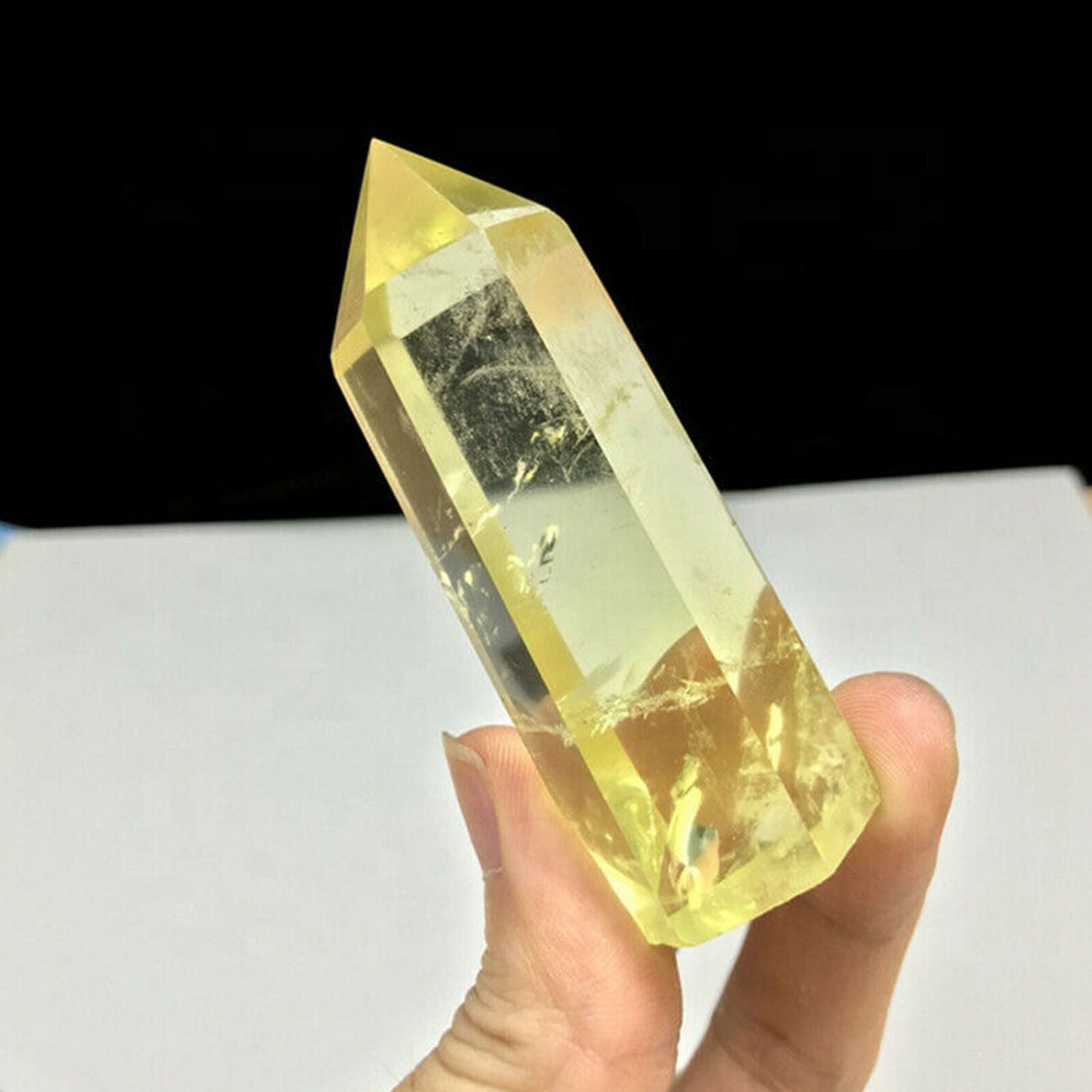 50-60mm Smoky Citrine Crystal Point Wand Quartz Obelisk Stone