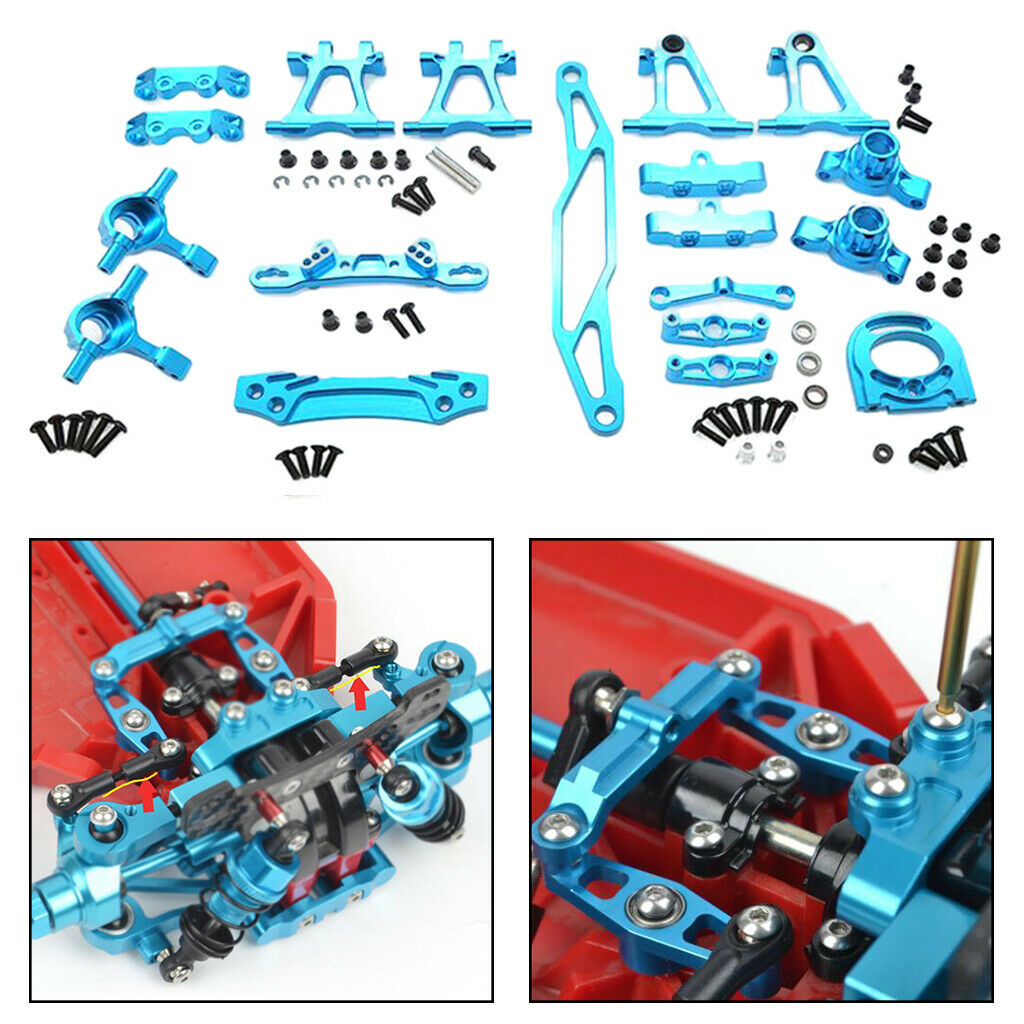 1/10 RC Spare Complete Kit Front Rear Swing Arm for Tamiya TT02 DIY Accs