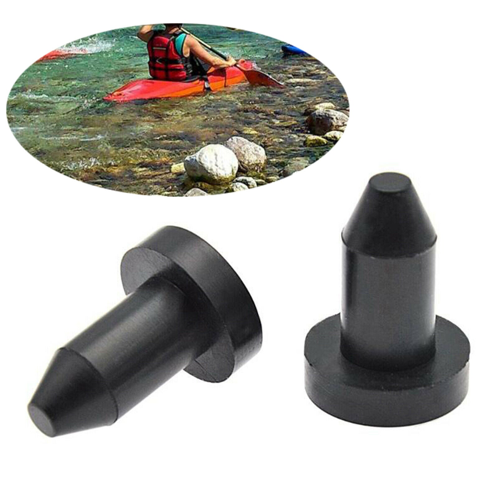 2pcs 1/2" Kayak Drain Plugs Scupper Stoppers for   8SS   10 Replaces