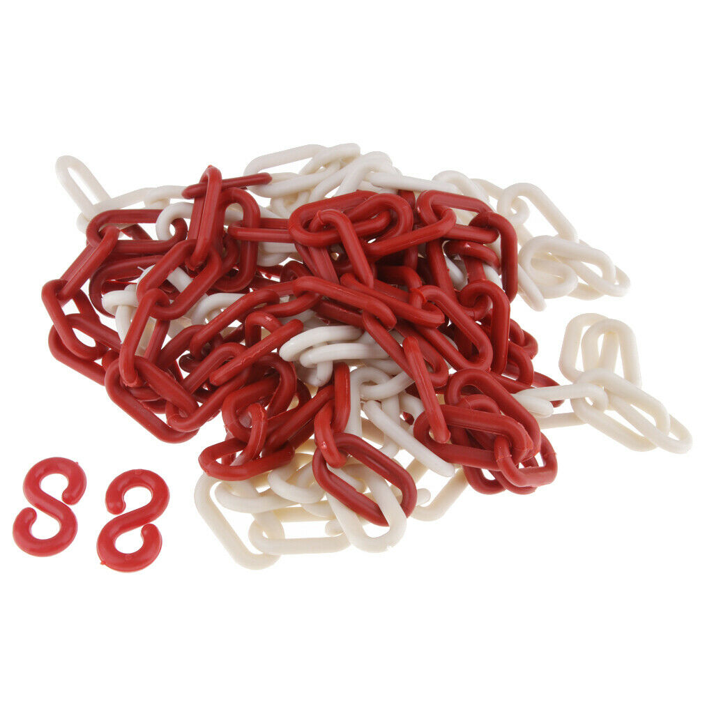 Plastic Chain 3.8m Commercial Safety Barrier for Crowd Control Queue Line Red +