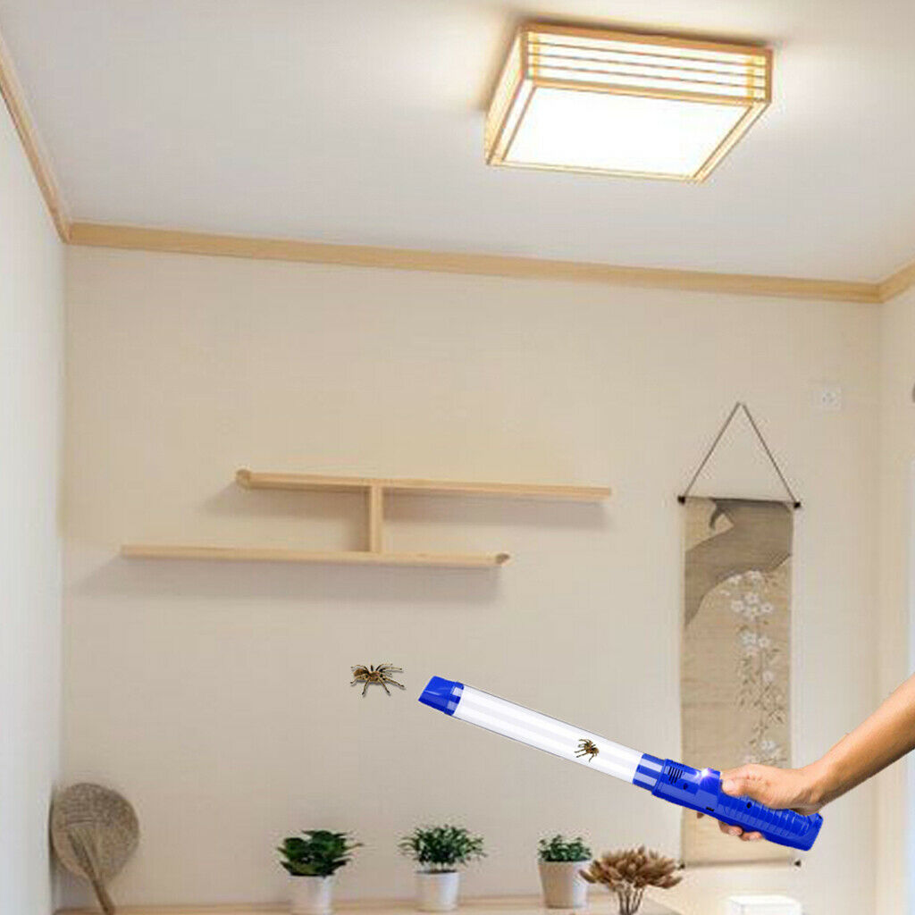 Bug Catcher Vacuum Insects Bugs Spider Sucker USB Rechargeable Dark Blue