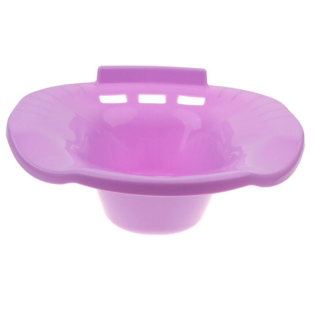 2 Pieces Plastic Sitz Bath Tub Soaking Hip Bath Tub Light  & Blue