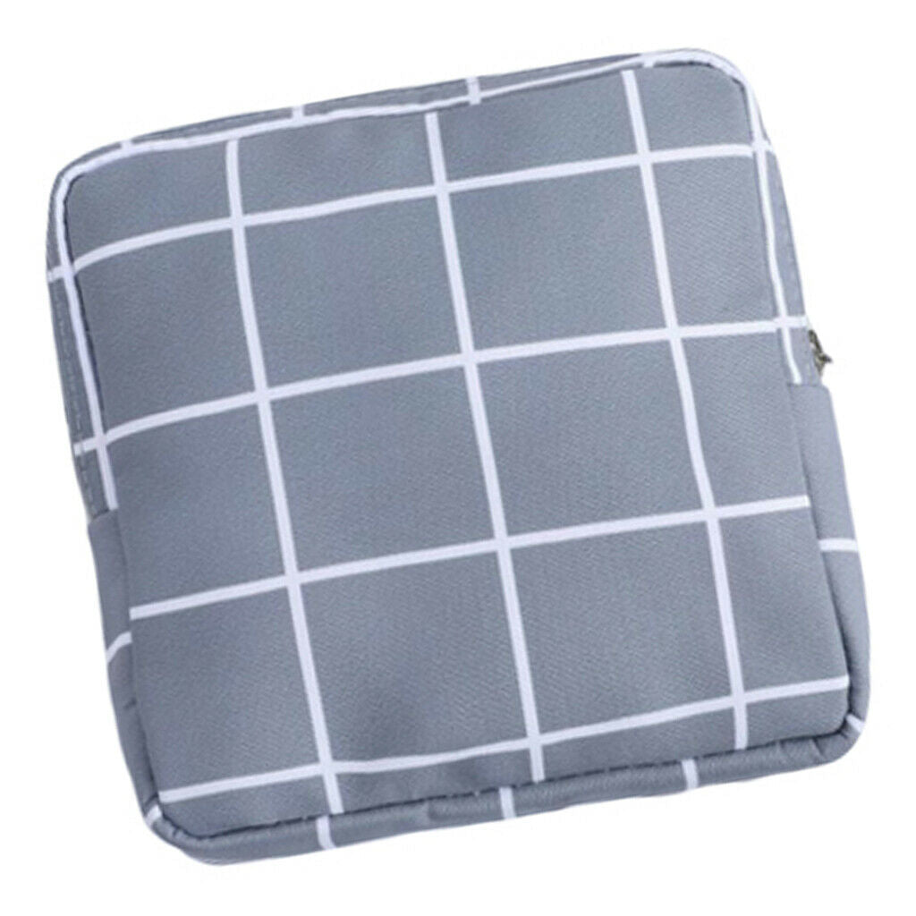 2 Pieces Sanitary Bag Pouch Tampons Organizer Traveling Women Girls Lady