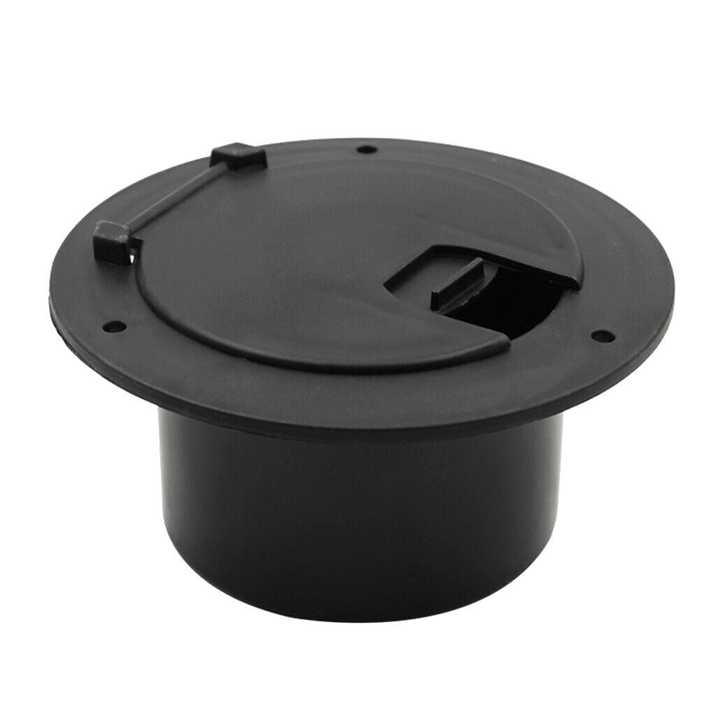 1pcs Power Cord Cable Hatch Camper Round RV Trailer Electric Polar Black