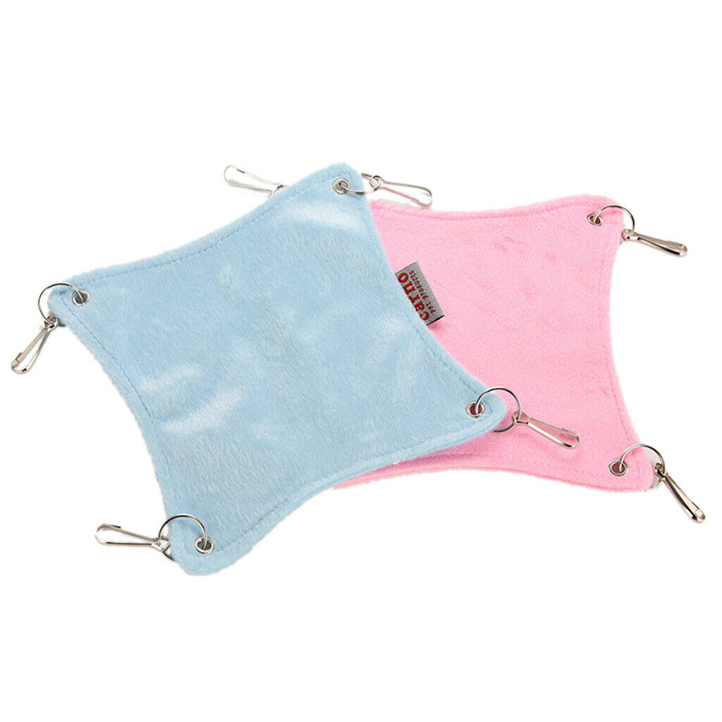 2 X Hammock For Chinchilla Hamster Hanging Bed For Small Pets Pet Wear Resistant